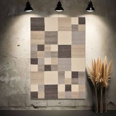 Natur Pur Teppich "Natur Loop" Design 1502 beige-grau